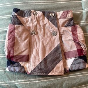 Burberry Toddler Button Front Skirt